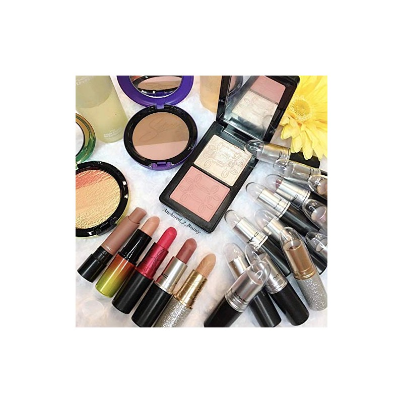 Clear Acrylic Lipstick Caps - Reemplaza Tapas Individuales MAC Originales