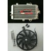 GPI Racing Aluminum Radiator + Fan For Yamaha Raptor 700