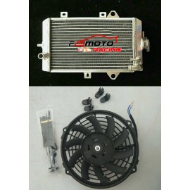 GPI Racing Aluminum Radiator + Fan For Yamaha Raptor 700 YFM700R YFM 700R 2013-2020 18 19