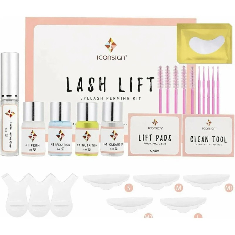 8 In 1 Eyelash Perm Kit Lash Lift Kit Semi-Permanent