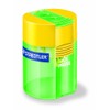 STAEDTLER 512 006 Round Double-Hole Tub Sharpener for Graphite &