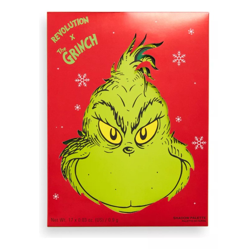 Revolution X Grinch, 17 Tonos, Paleta Maquillaje Original