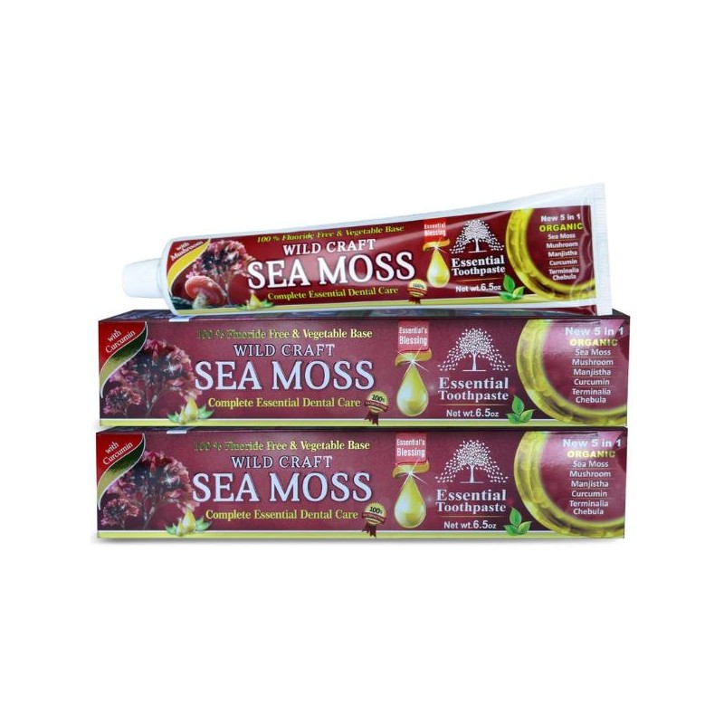 Organic Sea Moss Toothpaste teeth Whitening 6.5oz - Quantity: 1