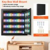 Nebakne 100 Keys Key Cabinet, Anti-Theft Key Lock Box with