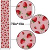 Nepnuser Strawberry Table Runner Summer Girl Baby Shower Birthday Party