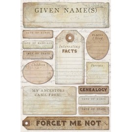 Karen Foster Acid and Lignin Free Scrapbooking Sticker Sheet