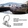 2pcs Stainless Steel Pad Eye Plate High Strength Highly Polished