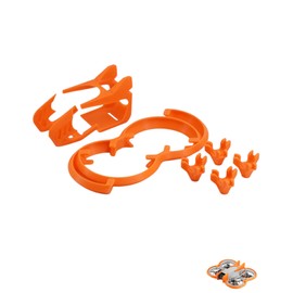 Cochanvie Complete Anti-Collision Protective Set for DJI Neo Drone Gimbal, Propellers & Landing Gear, Include Propeller and Landing Gear Protection Device, Gimbal and Tail Bumper Guard (Orange)