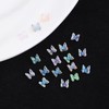 20PCS Butterfly Nail Charms for Acrylic Nails 3D Resin Aurora