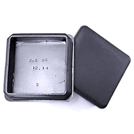 (Pack of 10) Square Plastic Plugs | Tubing End Cap, Furniture Glide Inserts | Fencing Post End Caps |Chose Size and Gauge | by SBD (2.50" (2-1/2"), 10-14 Gauge)
