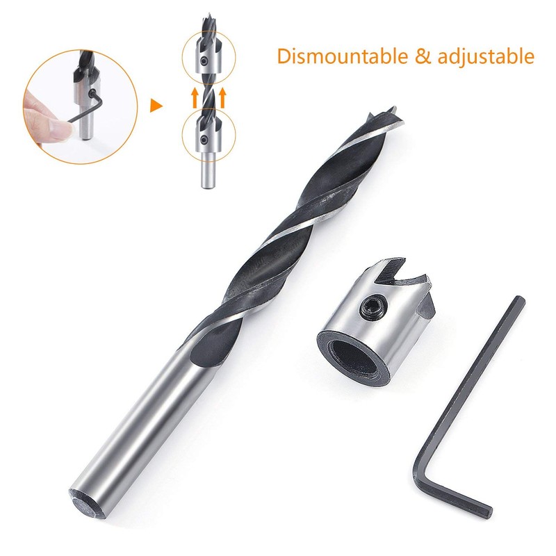 Pfloge® 7 Pcs HSS 5 Flute Senker Bohrer Set Screwdriver