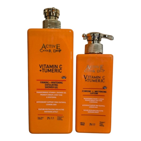 CAVIAR Active caviar drip Vitamin C + Tumeric lotion and