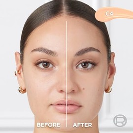 L'Oréal Paris True Match Radiant Serum Corrector, corrector iluminador debajo de los ojos, maquillaje con 1,5% de ácido hialurónico y cafeína, C4, 0,3