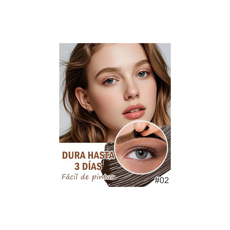 Erinde Gel para cejas peel-off, #02