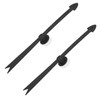 Gosknor 2pcs Large Arrow Spinner, Black Detachable Plastic Arrow Spinner