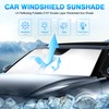 KUST Custom Fit Windshield Sun Shade for 2020-2024 2025 Polestar