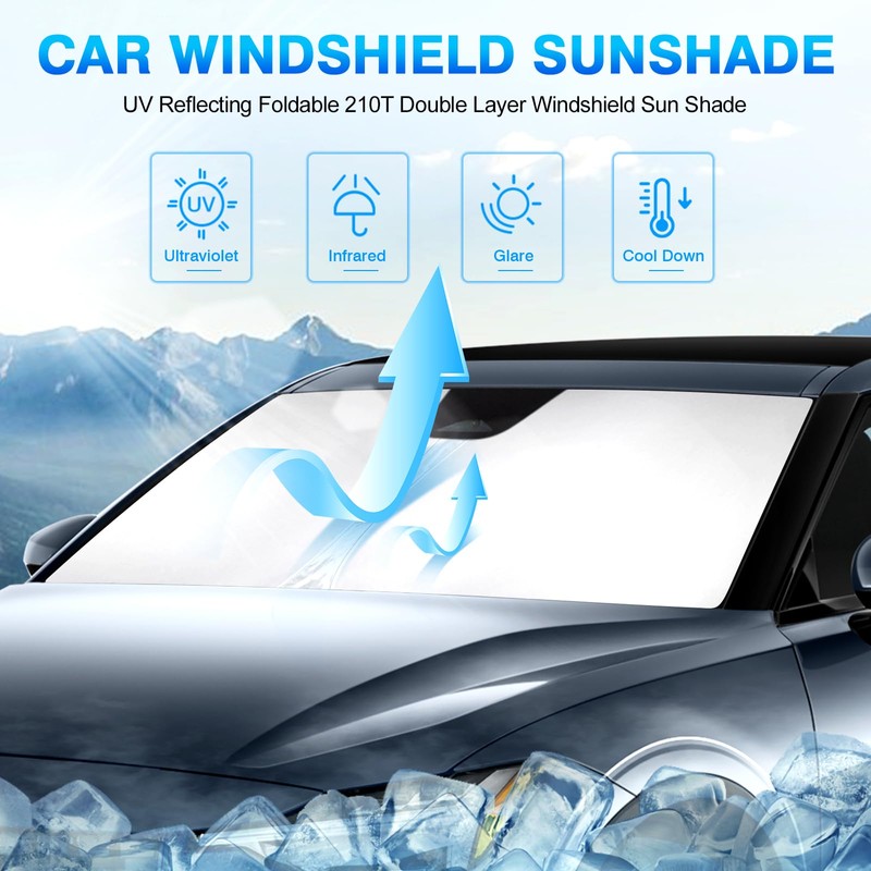 KUST Custom Fit Windshield Sun Shade for 2020-2024 2025 Polestar