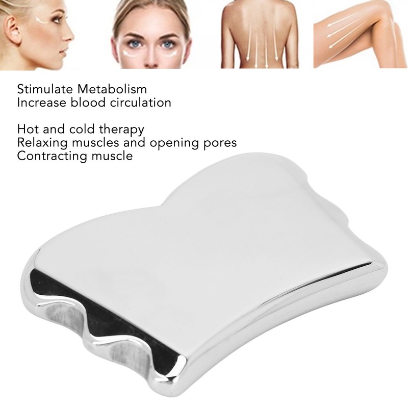 Terahertz Stone Gua Sha Tool Face Beauty Lymphatic Drainage Detox