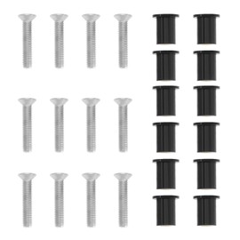 YINETTECH 12 Pcs M5 Fountain Nuts Set Stainless Steel Hex Socket Screws Well Nuts Screw Fixing Accessories Kit for Motorcycle Kayak Canoe