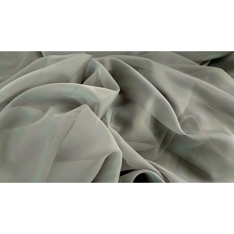 Unbranded Silver 116" wide sheer Voile by yard, party decoration,
