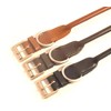 SIE Rolled Leather Dog Collars (12'', Brown)