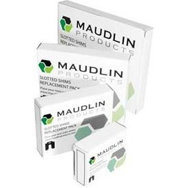 Maudlin Products MSA020-20 Slotted Shim Size A .020" X 2" X 2" (20 pc. Pack)