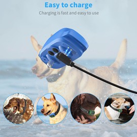 MEROM Dog Collar Charger Compatible with FAFAFROG, USB Magnetic Charging Cable, 1.9 ft, Black (Only Compatible with FAFAFROG Dog Bark Collar)