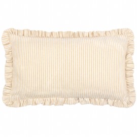 furn. Les Fleurs Embroidered Ruffle Cushion Cover - Daises - 30x50cm
