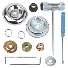 GZJoSum Brush Cutter Blade Adapter Kit for Stihl FS36/FS55/FS90/FS130, 13PCS Heavy-Duty Steel Trimmer Maintenance Kit with T-Wrench & L-Wrench Replacement Parts for Stihl Trimmers and Brush Cutters