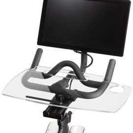 TFD SipNRide | Compatible with Peloton Bike Original GEN 3 ONLY, Made in USA - Desk Tray Holder for Laptop, Tablet, Phone, Book, & Wine Glass - Exercise Workstation | The Ultimate Peloton Accessories