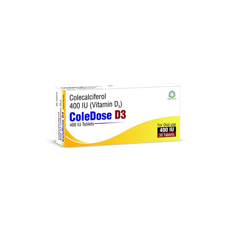 Vitamin D 400 IU –Equivalent to 10 mcg - ColeDose