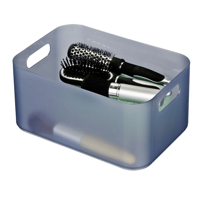 Wenko Ice Cube Bathroom Organiser, Grey, Large