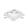 60x60mm Clear Furniture Cups, Pack of 4 Carpet Protectors for