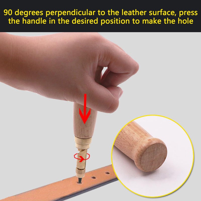 Belt Screw Hole Punch Screw Hole Punch Leather Tool Drill