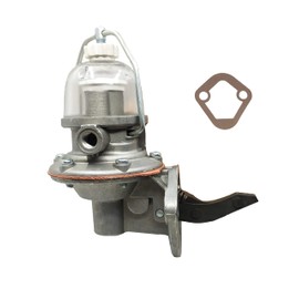TTParts - Repuesto para bomba de combustible estilo tazón de vidrio compatible con Willys Jeep MB GPW CJ2A CJ3A 134L 134F