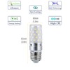 YBTOP YBTOP 12W E27 LED Corn Screw Bulbs,1200lm 6000K Daylight
