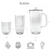TarHong Bubble Pitcher with Lid, Clear, 100 oz., Premium Plastic