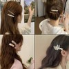 Samcos 50pcs Hair Clip Clip Base Metal Parts Hair Clip