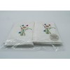 Lex's Linens Floral & Butterfly Embroidered Towels (Set of 2