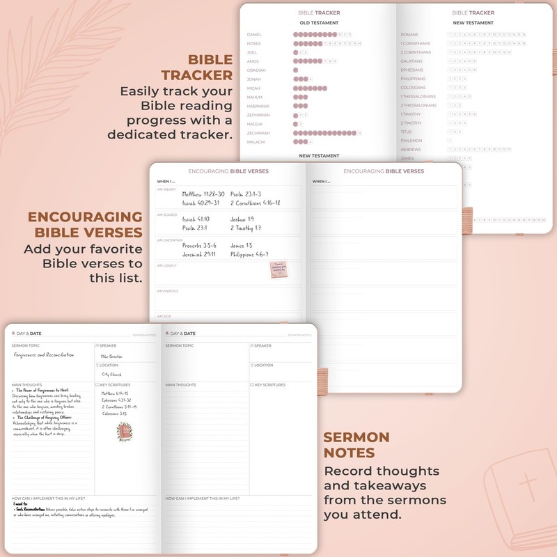 Clever Fox Christian Hourly Weekly Planner – Goal Setting Planner