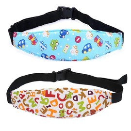 VBSJAH Head Mount Child Seat, 2 Pieces Adjustable Playpens, Sleep Positioner, Pushchair, Child Seat Attachment Strap, Head Holder