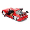 Mazda Rx-7 Fd3s-wide Body 1993 Escala 1:32 Jada Color Rojo