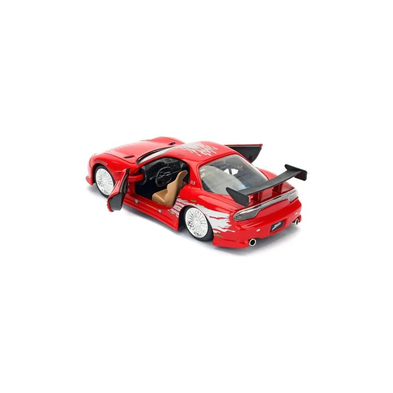 Mazda Rx-7 Fd3s-wide Body 1993 Escala 1:32 Jada Color Rojo