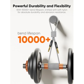 CableCreation 3.5mm Cable(6FT/1.8M) 3.5mm Audio Cable Male to Male, 1/8 Auxiliary Stereo Aux Cord Compatible with Headphones,Car,Speaker,iPods, iPads,Echo,Soundbox,Hi-Fi System