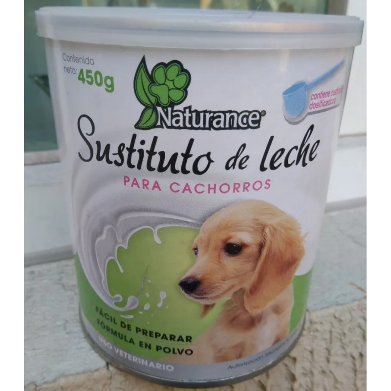 Sustituto Leche 450gr Cachorro Naturance Incluye Biberon
