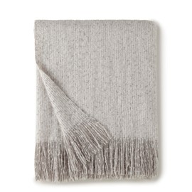Crafted by Catherine Gray Faux Mohair Throw 50" x 60"