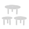 3 PCS Round Acrylic Display Stand Set Easy To Install