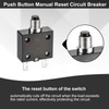 DMiotech 15A Thermal Circuit Breaker 125/250V AC 50V DC 2.3x1.4x0.6