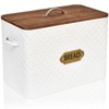 EMAX HOME Extra Large Space Saving Farmhouse Bread Box With