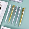Gold Pens Metallic Gel Ink 1.0mm Tip Highlight Marker Rollerball